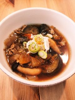 茄子×豚肉つけ汁◎うどんでも蕎麦でも
