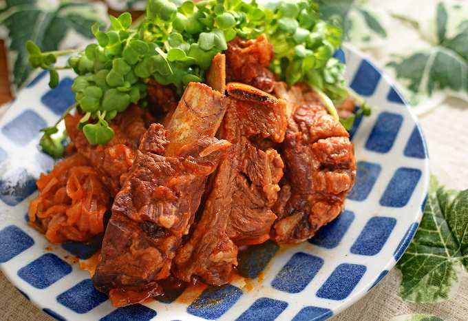 圧力鍋で作る豚スペアリブの中華風煮込み特選男の料理