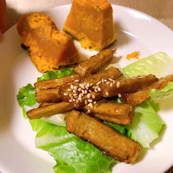 やみつきの味！ 豚肉とごぼうの甘辛甘酢炒め フライパンひとつで15分で完成！くにこキッチン♡からだにやさしい、おいしいごはん