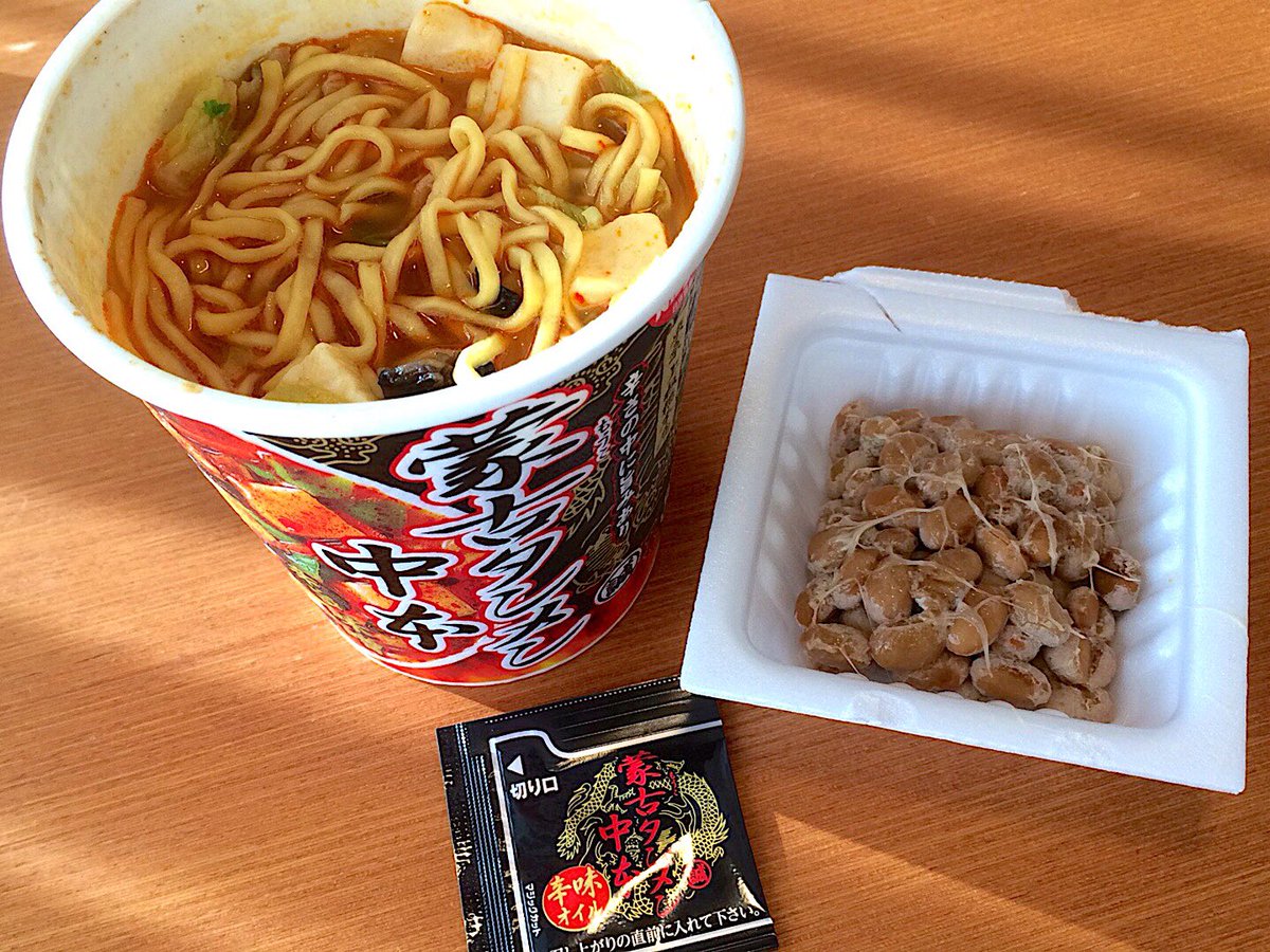 蒙古タンメンに納豆を入れた意外なレシピ