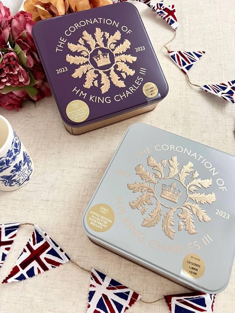 Amazon.co.jp: チャールズ国王戴冠式 コロネーション M&Sショートブレッド : おもちゃ
