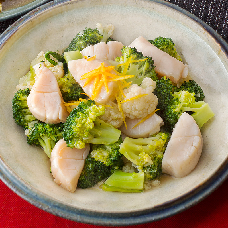 保育園給食 花野菜サラダ