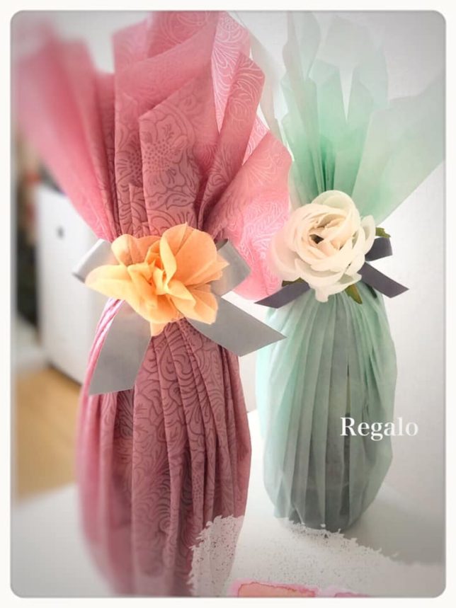 ワインボトル包装にも水引素材は最適正月の和風ラッピング