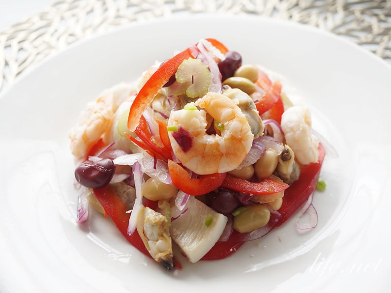 コストコシーフードミックスとバジルペーストで簡単『ポテトシーフードサラダ』とワインのペアリングTETSUYA WINE SELECTIONS