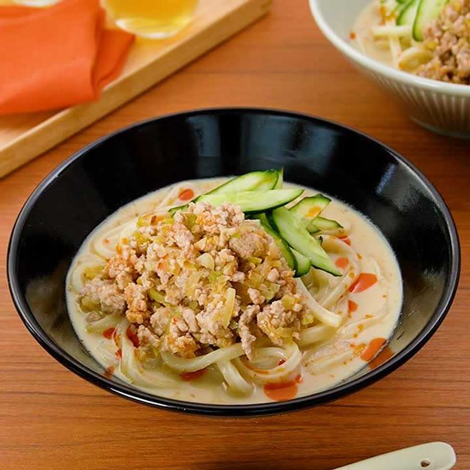 おひとりランチまぁさんのレシピクリーミー冷やし豆乳担々麺 by サッポロ一番 なだちいSnapdish スナップディッシュID:9qXWya