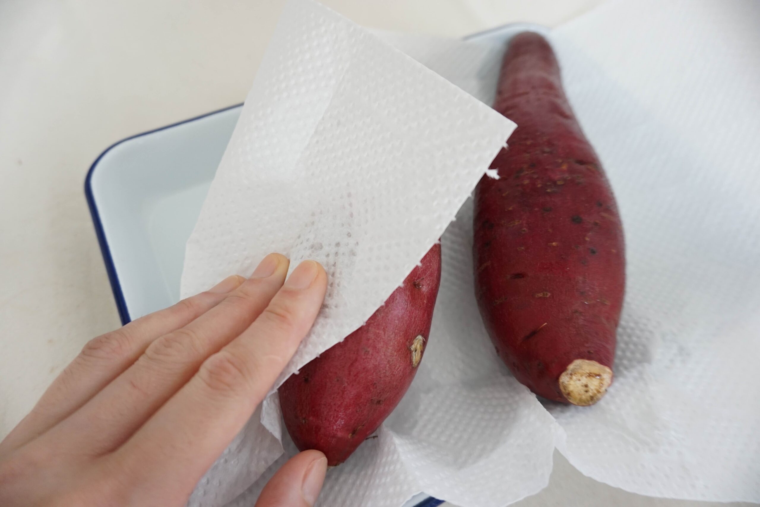 外出先に持っていけるさつまいも冷凍ストック