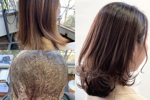 3Dハイライトで透明感たっぷりミルクティーベージュ春日部の美容室ならエム・インターナショナル