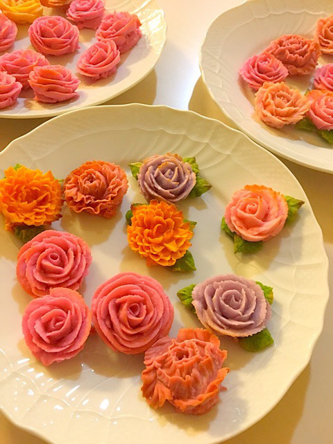 再販『母の日ギフト2025』カーネーションのあんフラワークッキー！花グルメ食べられるお花！餡子のお花※グルテンフリ