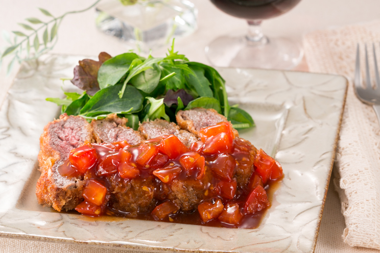 わさびで食べるビーフカツレシピエスビー食品株式会社