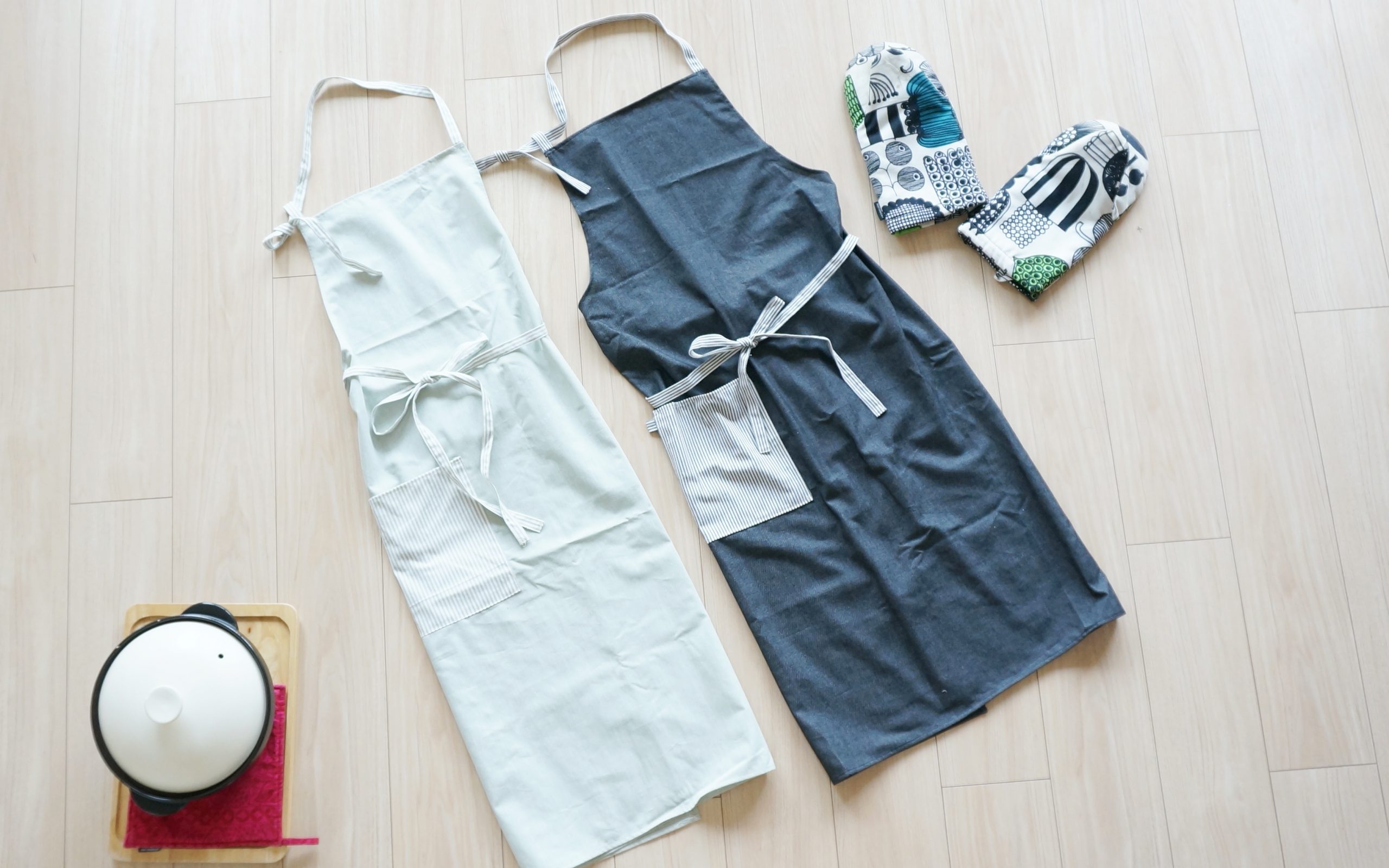 ミシンで作る シンプルエプロン大人用 の作り方 手順12その他ファッション アトリエハンドメイドレシピ 作り方 と手作り情報サイト