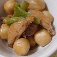 冷凍さといもの煮物