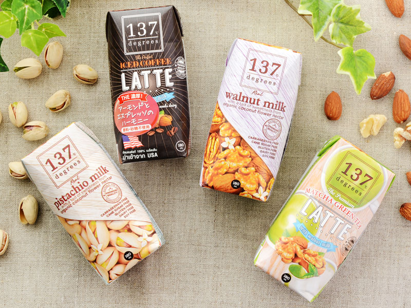 アウトレット 137degrees 137ディグリーズ ウォールナッツミルク 180ml 1箱 36本入終売品- アスクル