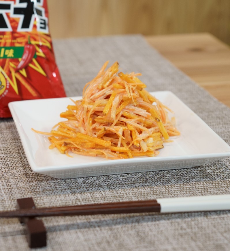 にんじんとカラムーチョの秒速でできるサラダを使ったホットサンドが激うま。 – ふたりキャンプ