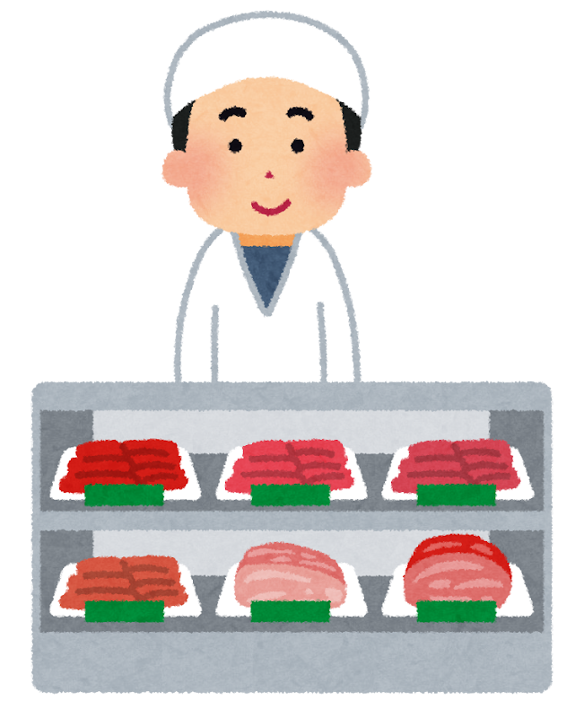 食べ物・お肉 ロースハム スライスハム のかわいいフリーイラストフタバのフリーイラスト