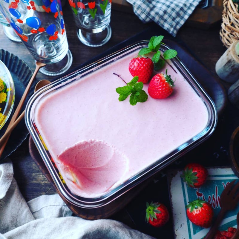 簡単！牛乳と生クリームを使ったいちごのババロアのレシピ・作り方お菓子のプロによるレシピをシェアする「シェアレピ」