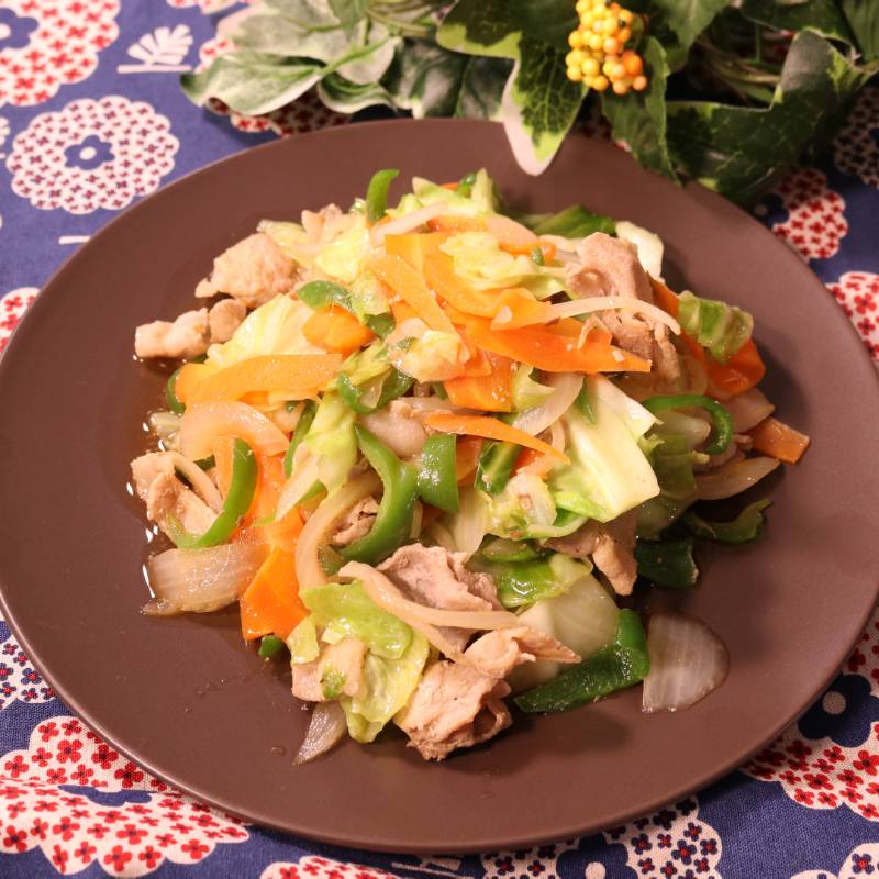 シャキシャキ野菜が美味しい 基本の野菜炒め