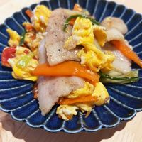 食べる焼肉のタレで作る豚肉とアスパラ炒め