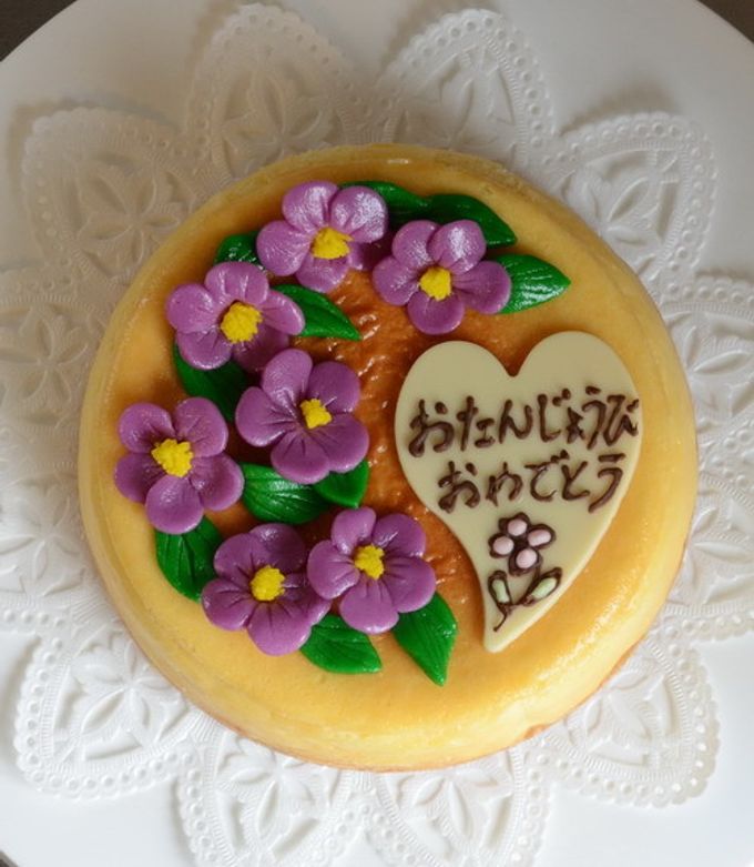 センイルケーキ作り方紫TikTok