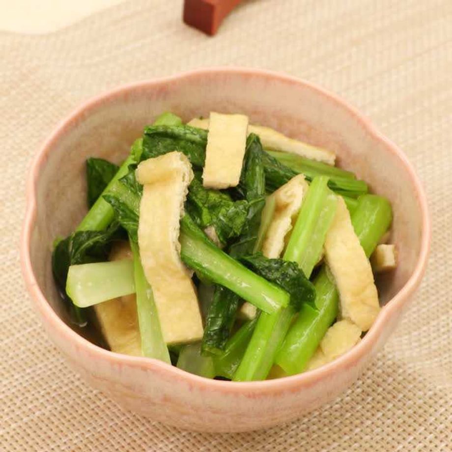 ＊和食のもう一品＊小松菜と油揚げの煮物 食材2つで簡単副菜