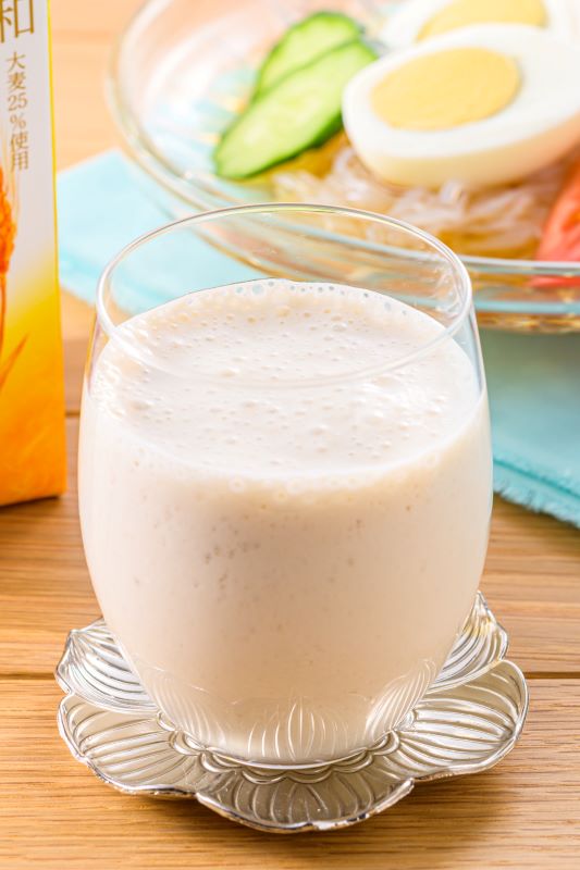 黒ごま豆乳バナナスムージ