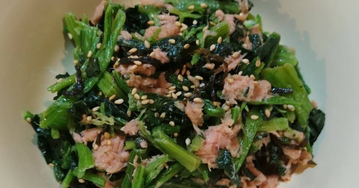 ほうれん草とツナのおかずサラダ レシピ・作り方 by しまげー - 楽天レシピ