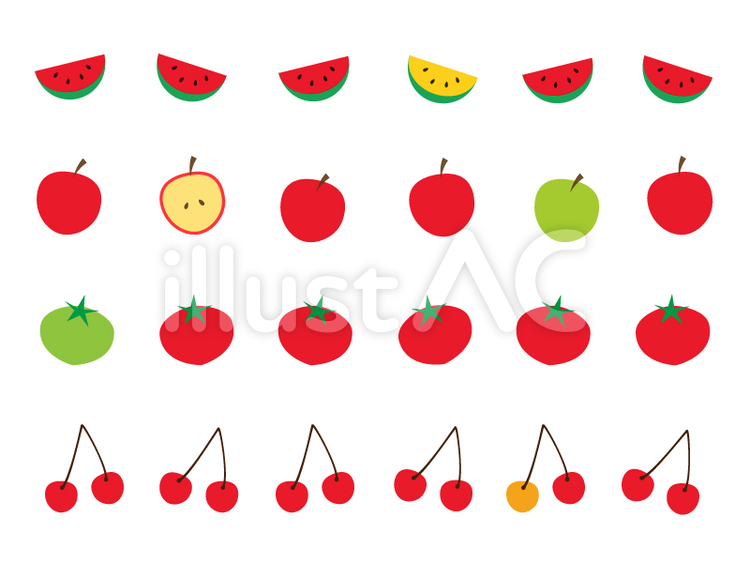 漫画 食べ物 イラスト おいしい果物 レッドチェリーイラスト画像とPSDフリー素材透過の無料ダウンロード - Pngtree