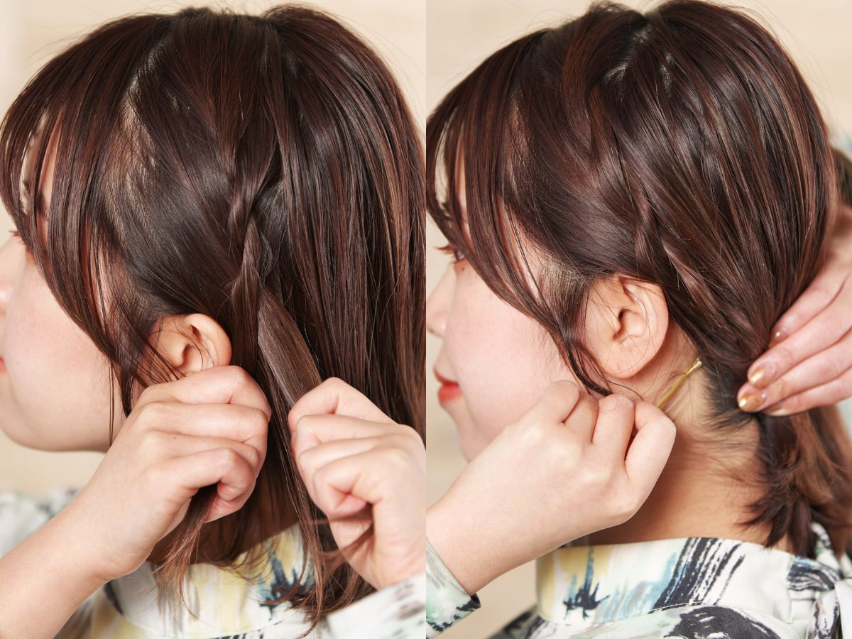 楽天市場 送料無料 お団子ヘアメーカー お団子ヘアアレンジ シュシュ リボン お団子グッズ かわいい 簡単 おだんご シニヨン まとめ髪 髪留めファッション 大人 子供 ヘアアクセサリー : MJShop楽天市場店