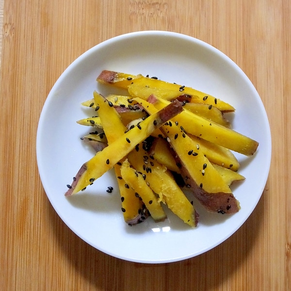 お醤油がさつまいもの甘味を引き立てます！さつまいものきんぴら