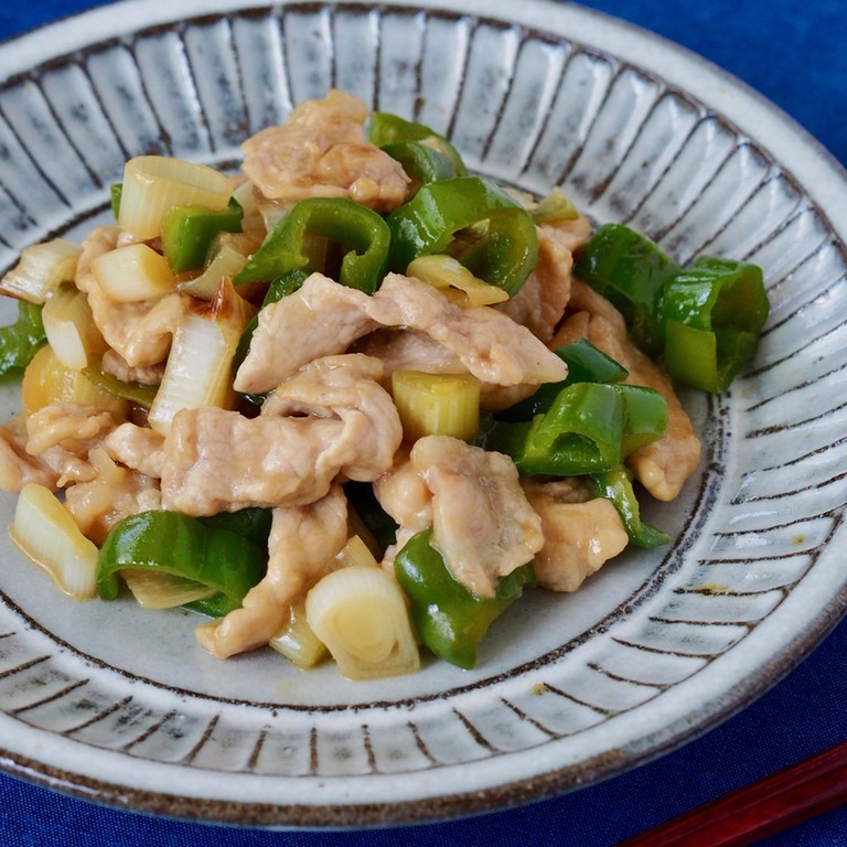 豚肉とピーマンのオイスター炒め