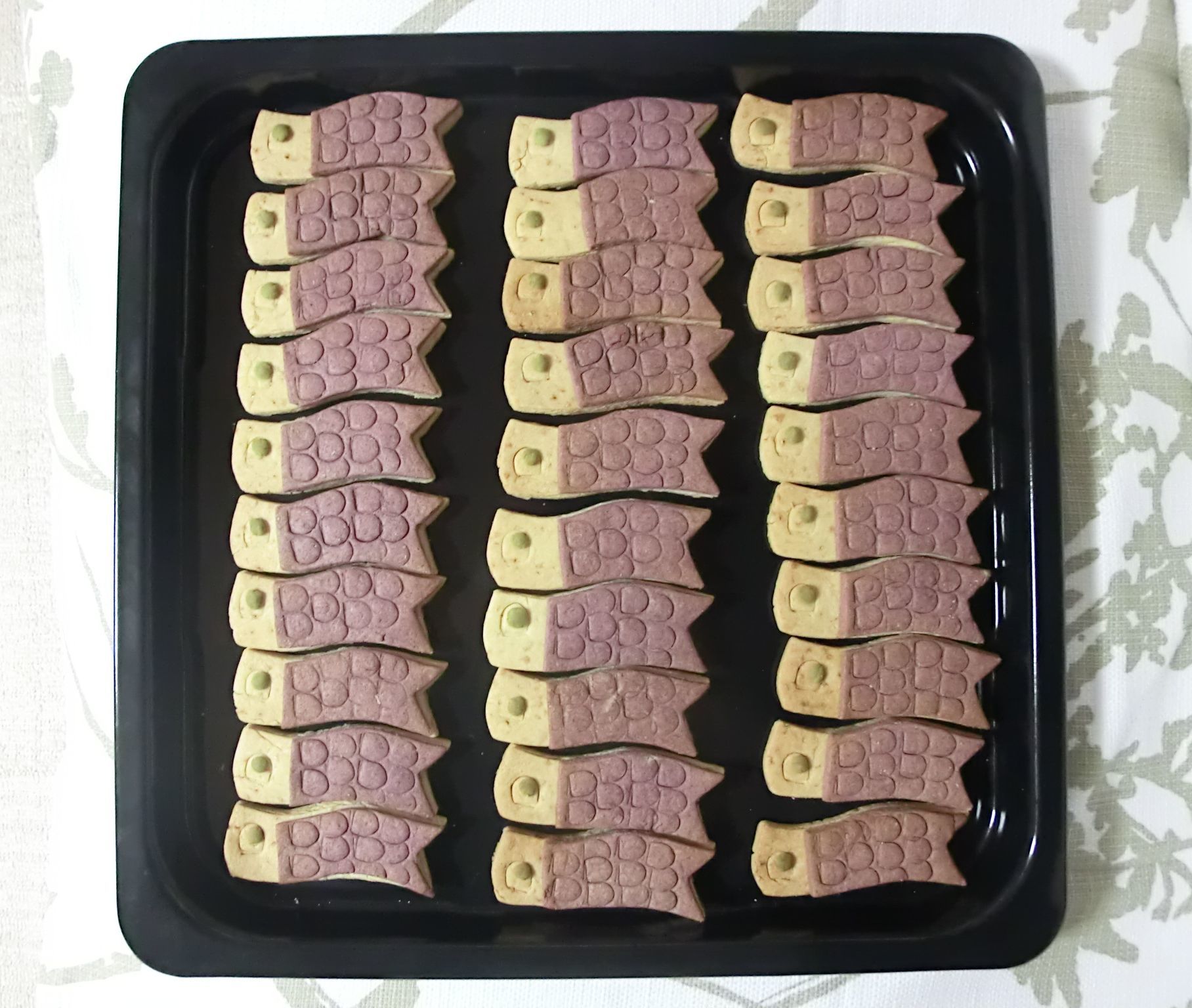 レシピ こどもの日に☆型不要♪こいのぼりクッキー。 : まんまるほっぺ〜のんびり楽しむ創作パン〜 Powered by ライブドアブログ