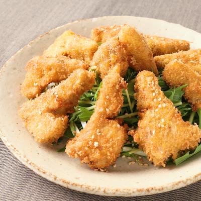 ガーリック香るカツオのレアフライ