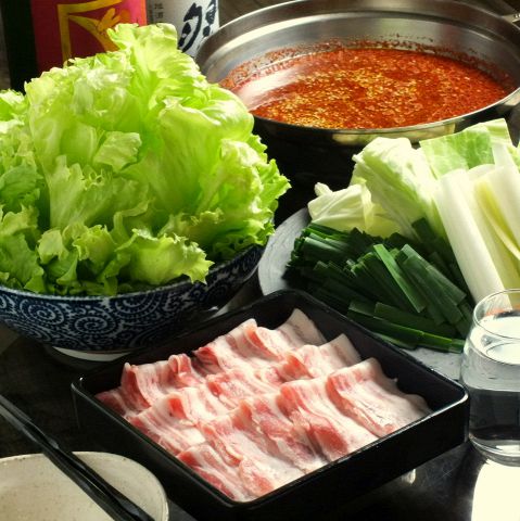 しゃぶしゃぶ・創作料理居酒屋 豚吟 栄店選べる出汁2色鍋レタしゃぶコース 全11品＋120分飲み放題 ディナープラン 12169684 ・メニュー - ネット予約可