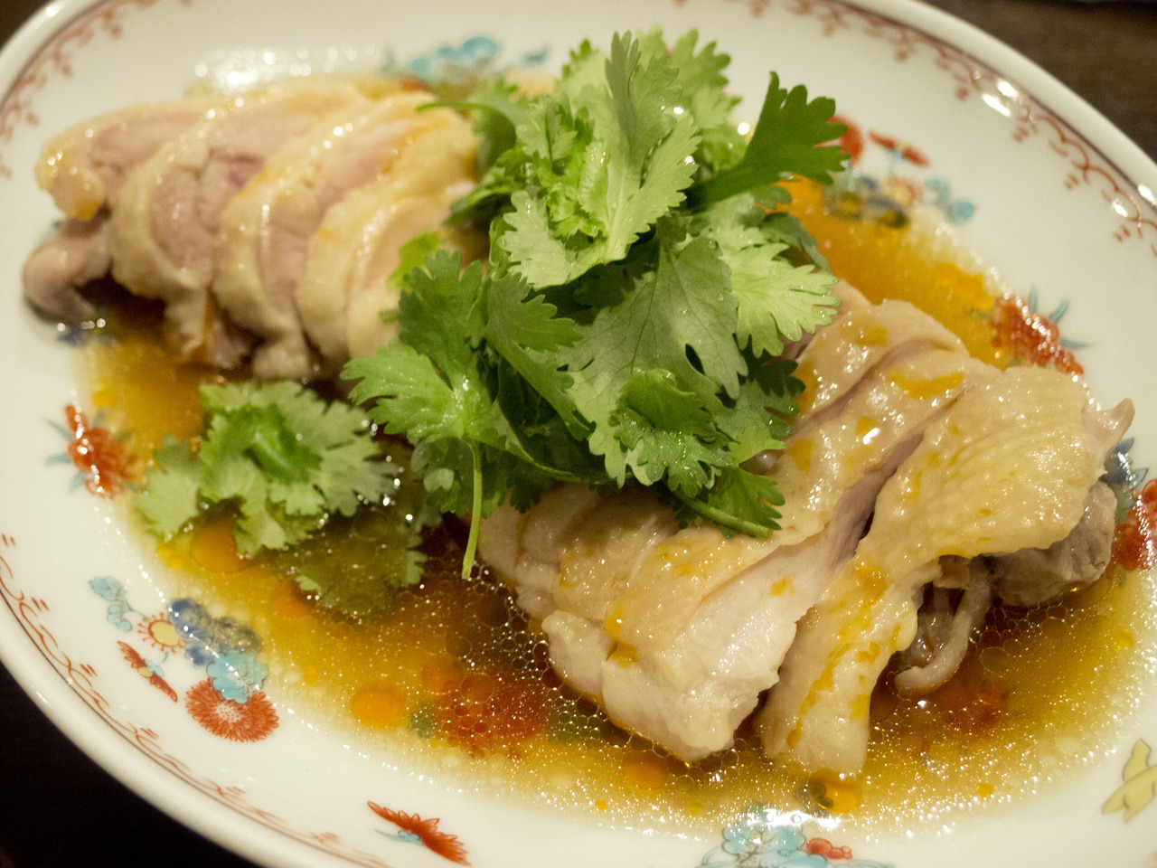 フライパン蒸し鶏