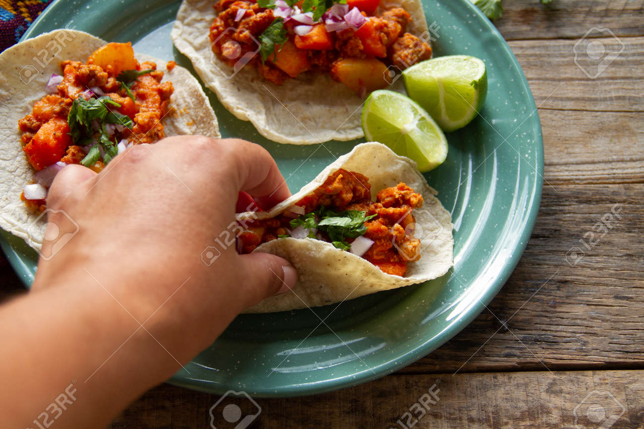 タコス風黄金トルティーヤ