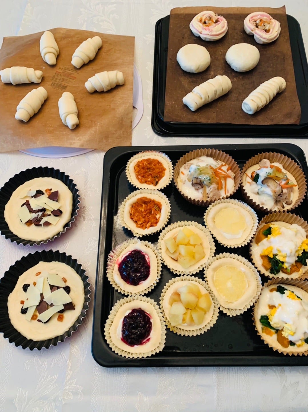 先生向け いよいよ佳境！うさぎパンとかたつむりパン☆横浜おうちパン教室-横浜駅よりひと駅のちいさな自宅パン教室