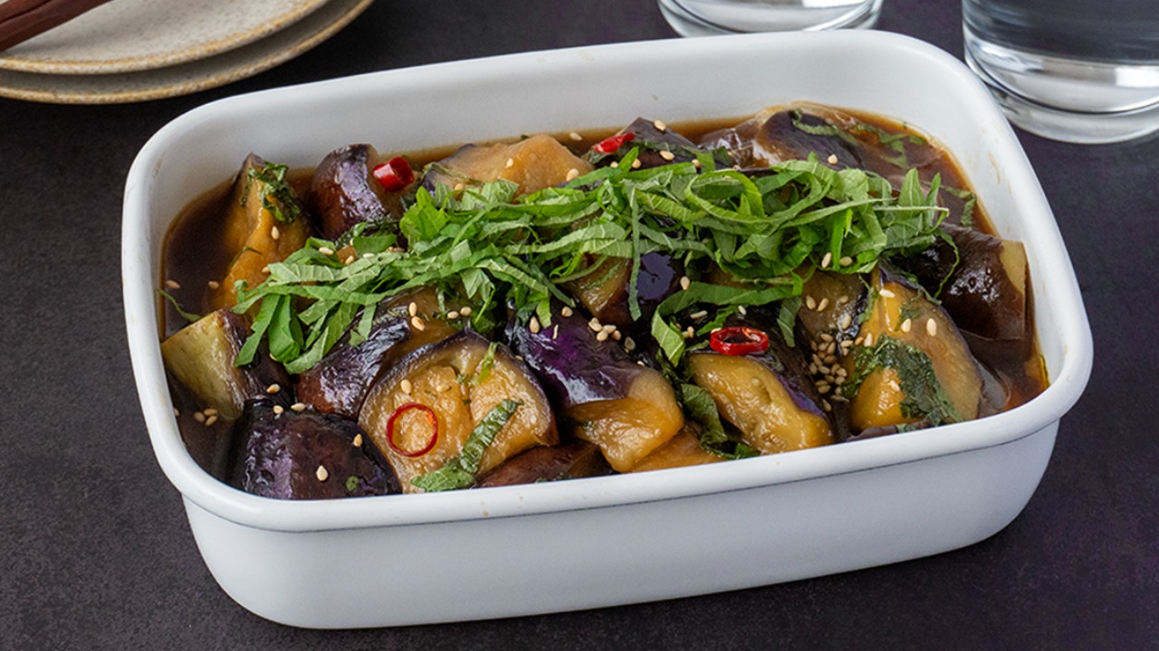 なすととり肉の南蛮漬け