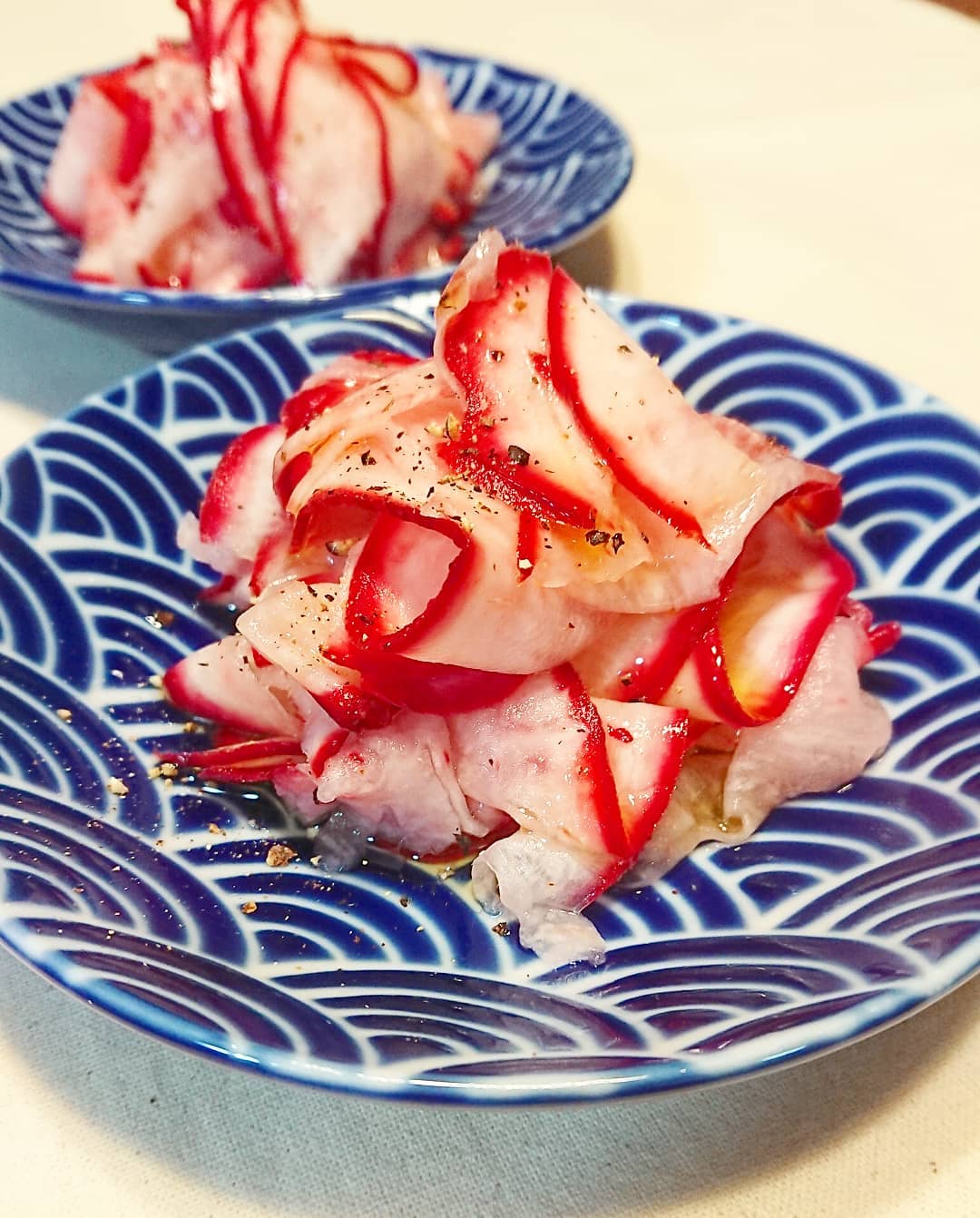 赤カブとツナのサラダ