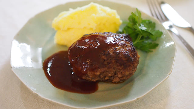 時短しても美味しいハンバーグ♪