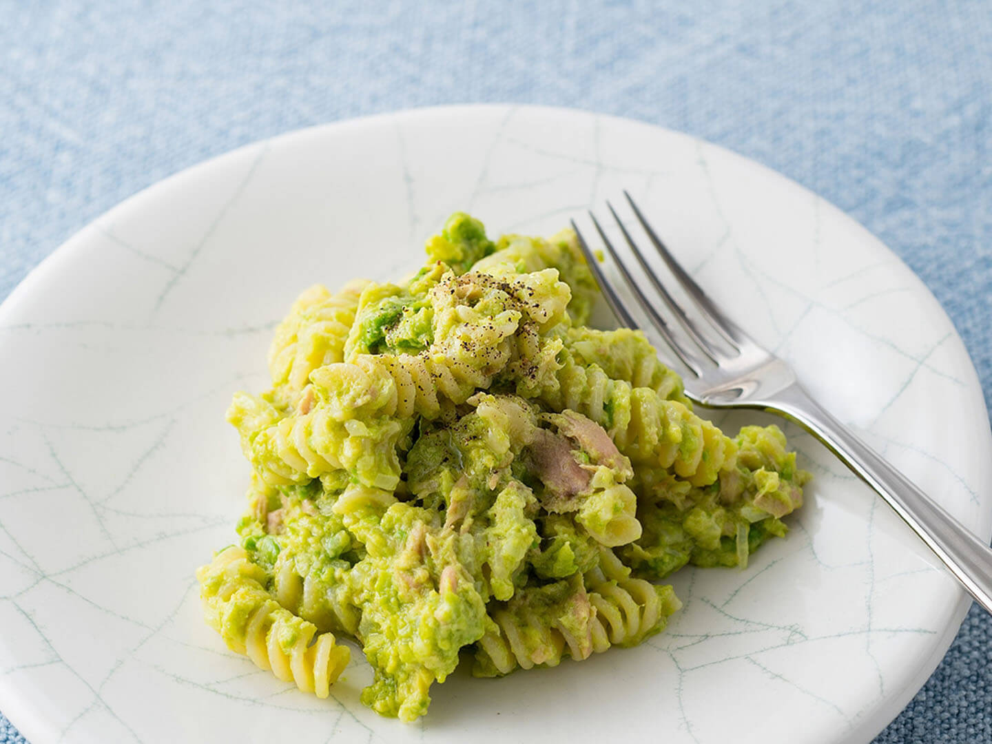 クリーミー☆アボカドとツナの冷製クリームパスタ - 無添加レシピ.com