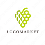ぶどうモチーフのロゴ ロゴタンク 企業・店舗ロゴ・シンボルマーク格安作成販売
