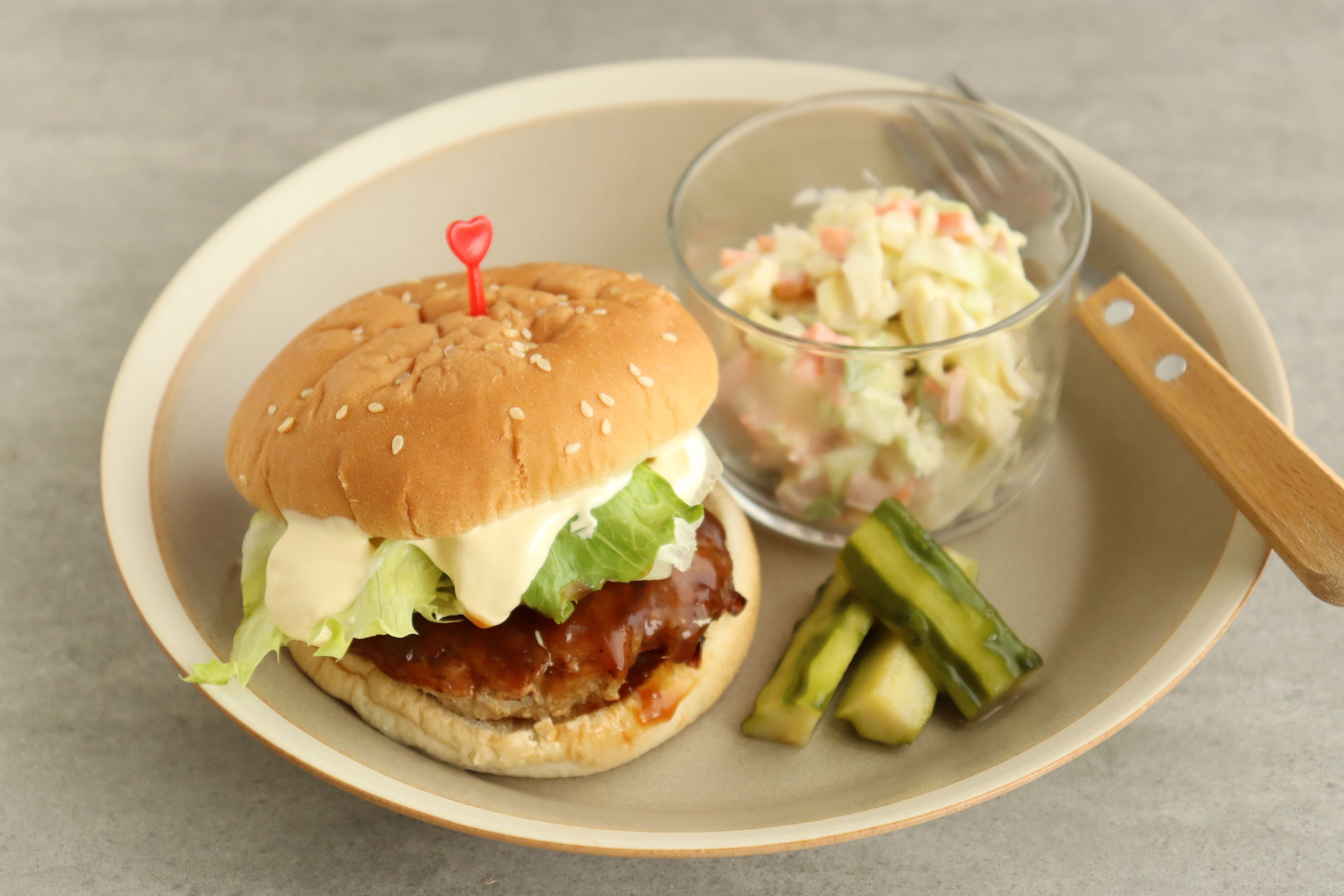 おうちで再現！お店のテリヤキバーガ