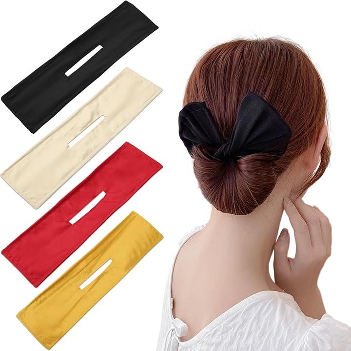 シュシュだけで簡単なお団子ヘアの作り方