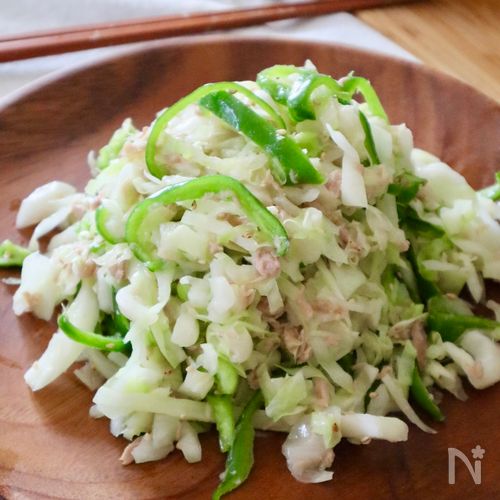 レンチンおつまみピーマン