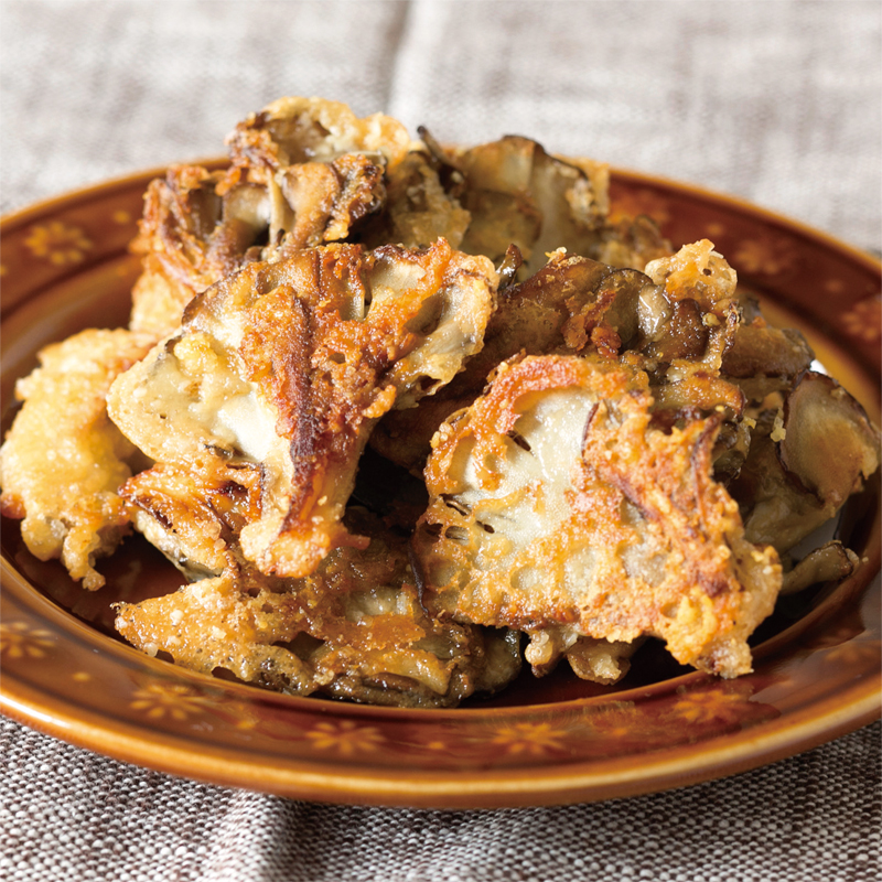 舞茸のカリカリチーズ焼き