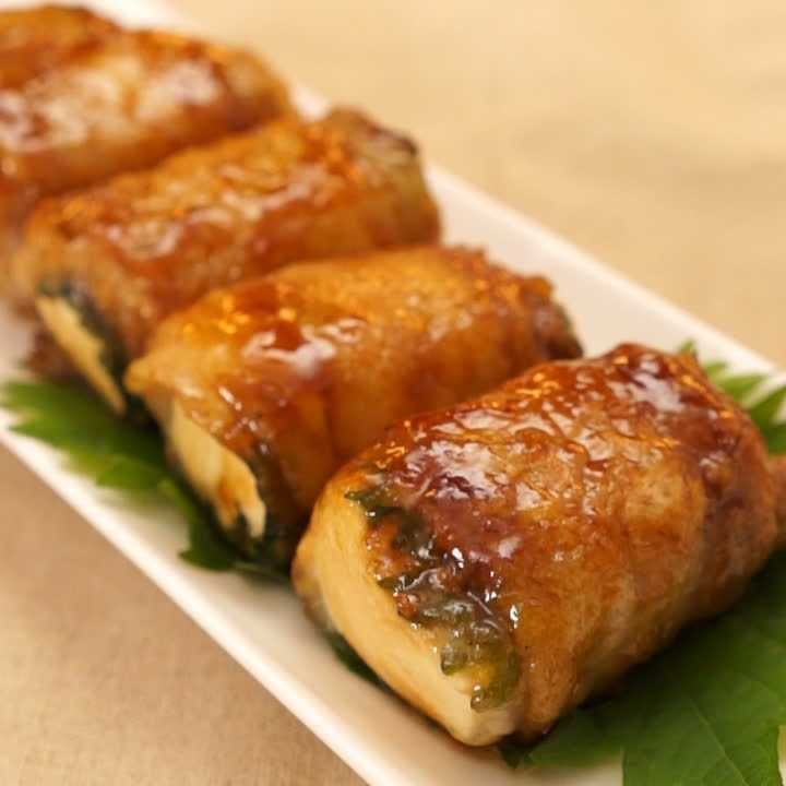 豆腐とズッキーニの味噌バター炒め