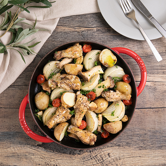 トマトととり肉のオーブン焼きのレシピ・作り方 簡単＆時短- レタスクラブ