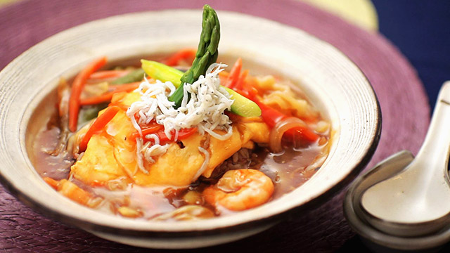 ほのかな酸味が決め手”ポン天津飯ポン de レシピ