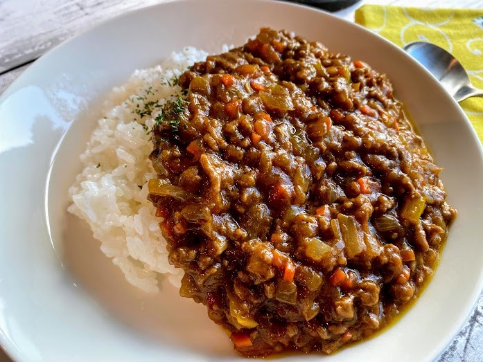 プロが教える楽々お料理レシピリンナイのスマイルクッキングキーマカレードリア