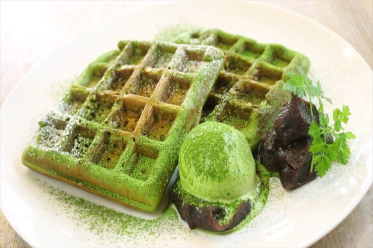 ホットケーキミックスで簡単抹茶ワッフル レシピ付き: きゃらめるみるく。みぃのほんわか お菓子レシピ