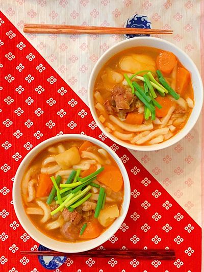 残ったカレーをお手軽アレンジ♪ 簡単カレーうどん